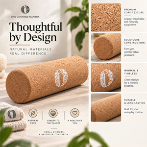 Rouleau de yoga en liège One Universe Mantra - Product Image 5