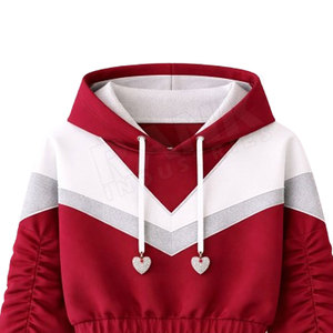 Sudaderas con Capucha para Mujer de Fábrica Profesional, Suaves al Tacto, Atuendo Elegante, Sudaderas Cortas con Capucha para Mujer de Marca Privada - Product Image 5