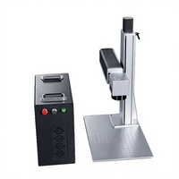 Marqueur laser à fibre portable avec un écran, mise au point automatique et fonctionnement intelligent