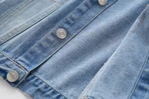 Ins Fashion High Quality Spring Autumn Kids Coats Casual Boys Girls Denim <b>Jackets</b> - Product Image 6