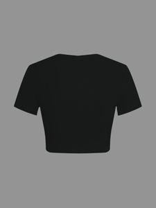 เสื้อยืดแฟชั่นผู้หญิงลายใบเมเปิ้ลเก๋ไล่ระดับสี - Product Image 5