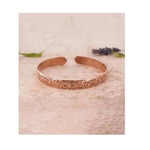 Brazalete Unisex de cobre martillado turco de Venta caliente Brazalete de cobre hecho a mano Brazalete de cobre puro en precio al por mayor - Product Image 5