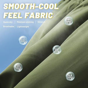 Pantalones Cortos Deportivos para Hombre, Corte Ajustado, para Gimnasio, Entrenamiento, Secado Rápido, Ligeros, Transpirables y Elásticos - Product Image 3