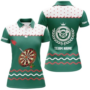 Custom Canada <b>Darts</b> Team Polo Shirt Black Sublimation Print Quick Dry Short Sleeve Sport Wear with Maple Leaf and <b>Dart</b> Design - Product Image 5