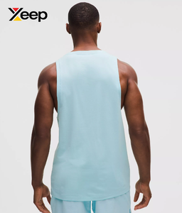 เสื้อกล้ามออกกำลังกายผู้ชาย XEEP Factory Direct Sales รุ่น XC-GTT-20 คุณภาพสูง ระบายอากาศได้ดี แห้งเร็ว ผลิตจากผ้าฝ้ายถัก 100% ด้านหน้า OEM - Product Image 2