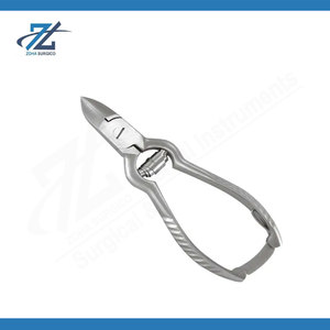 Wide Jaw Stainless Steel Ingrown Toenail Cutter Professional <b>Cuticle</b> Nipper Pusher Curved Manicure Pedicure <b>Tool</b> Made Pakistan - Product Image 4