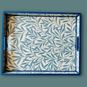 ถาดเสิร์ฟลายพิมพ์ MDF ดีไซน์พรีเมียม รุ่น 24 สำหรับกาแฟ ชา ขนม ของหวาน-ชุดเสิร์ฟเครื่องดื่มเนื้อเรียบ - Product Image 5