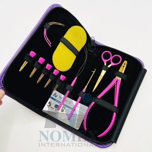 Alicates de extensión de cabello humano multifuncional con microcuentas, herramientas de peluquería de acero inoxidable de grado quirúrgico de Color rosa y dorado - Product Image 3