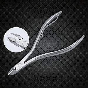 Pince à cuticules professionnelle en acier inoxydable pour manucure et pédicure, outil de coupe et de soin des ongles, pince coupante pour nail art - Product Image 5
