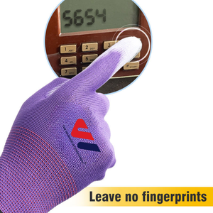 Gants industriels en nitrile enduits de PU, en polyester et nylon tricoté, légers, respirants, avec une bonne adhérence, pour atelier, construction et usage quotidien - Product Image 5