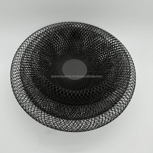 High Quality Double <b>Mesh</b> Metal Fruit <b>Basket</b> Colorful Iron Wire Food <b>Basket</b> for Kitchen Storage Multifunctional Household Use - Product Image 3