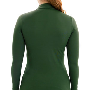 Vêtement de base pour l'équitation pour femmes, respirant, séchage rapide, polyester et élasthanne, style professionnel, tissu à texture lisse, vente en gros à prix réduit - Product Image 5