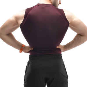 Summer Fit <b>Men</b> <b>Compression</b> Vintage Athletic Outdoor Custom Heavyweight Material Stretchable Gym Wear Tank Top Blank Jersey - Product Image 3