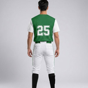 Uniforme de baseball classique pour hommes, tissu léger et respirant, tenue confortable pour l'entraînement sportif en équipe - Product Image 4