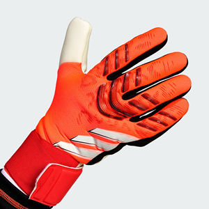 Gants de gardien de but de football professionnels de haute qualité, taille unisexe 7, en PU, respirants, antidérapants, fermeture à boucle complète sur la paume, personnalisables - Product Image 2