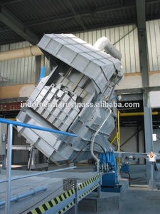 Fourneau à mazout Skelner de 3 tonnes par cycle avec système de fusion d'aluminium à bascule hydraulique haute productivité - Product Image 5