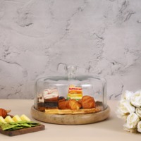 Base para Pastel de Resina Premium, Construcción Duradera con Acabado Brillante, Ideal para Exhibición de Postres y Presentación Elegante en Mesa