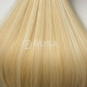 Extensiones de Cabello Virgen Vietnamita Rusa Hair Mini con Puntas Planas, Doble Trama a Máquina, Colores Personalizables, Paquete de 100g - Product Image 3