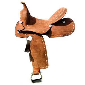 Selle de cheval western en cuir de qualité supérieure pour ranch, trail, barrel racing, roping, équipement d'équitation de loisir - Fabricant, grossiste, exportateur - Product Image 3