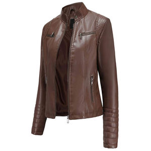 100% Real Women's <b>Leather</b> Jacket New Casual & Stylish <b>Leather</b> Jacket <b>Top</b> Quality with Customized Design%Logo <b>Leather</b> Jacket - Product Image 1