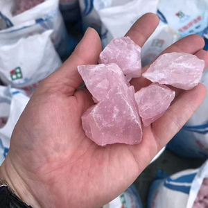 Natural <b>Raw</b> Rose Quartz <b>Crystals</b> Unpolished Pink Quartz Mineral Specimens For Gift Decor Display Collection And Crafts - Product Image 3