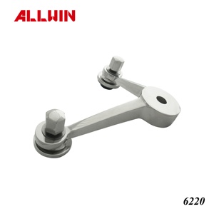 ข้อต่อเหล็กสแตนเลสแบบติดตั้งบนเสา 1 ทาง สำหรับราวจับ - Product Image 3