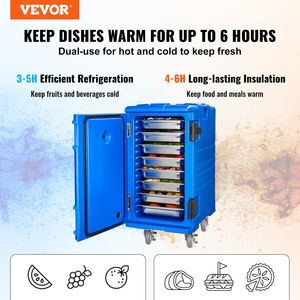 Conteneur isotherme 127 Qt à chargement frontal pour traiteur, boîte chauffante à double boucles pour camions de restauration - Product Image 2