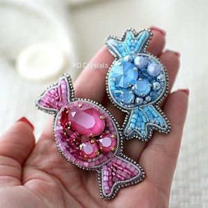 Beaded Charm Keychains Handcrafted Bead Charms Trendy Beaded <b>Bag</b> and Backpack Accessories OEM Personalized <b>Gifts</b> - Product Image 2