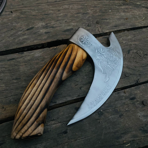 Cuchillas LEGACY, Cortador de Pizza de Acero al Carbono de Alta Resistencia, Mango de Madera, Herramienta Profesional para Hornear y Cortar en Restaurantes, OEM - Product Image 3