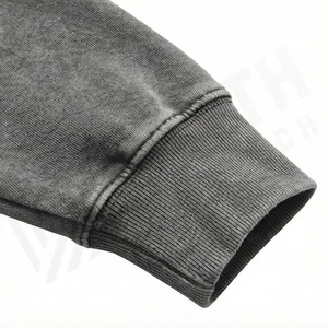 Custom Logo Heavyweight Vintage Washed Oversized Men Plus Size <b>Thermal</b> <b>Hoodie</b> 100% Cotton Acid French Fleece Print Custom Color - Product Image 6