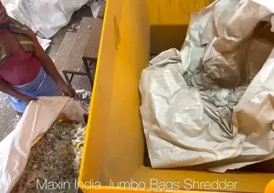 Best Jumbo Bags Crushing Machine Double Shaft Semi Automatic Electric Plastic Crushing Machine 1000 Kg/Hr for Industrial - Product Image 3