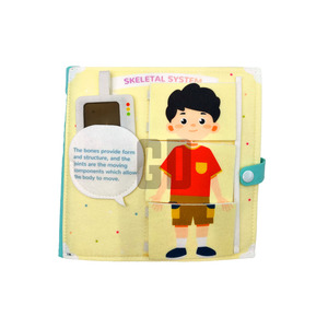 Libro Sensorial Interactivo de Fieltro del Cuerpo Humano - Product Image 4