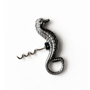 Tire-bouchon décapsuleur vintage en métal robuste en alliage de zinc avec poignée en forme d'arc antique, tire-bouchon manuel pour barware - Product Image 5
