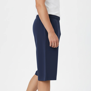 Pantalones Cortos Casuales para Hombre, Diseño Nuevo, Comodidad Esencial, Tela Suave, Corte Relajado, Cintura Elástica con Cordón, Lisos, para Descansar, de Verano - Product Image 2