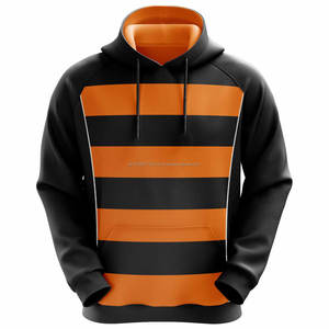 Qualité professionnelle sport course élastique longue Sublimation sweats à capuche pour hommes fermeture éclair sweat à capuche surdimensionné hommes en Stock - Product Image 6