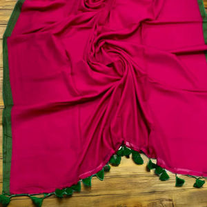 Blouse de sari en coton tissé confortable et à séchage rapide, écologique, unie, poids moyen, robe de mariage faite à la main, plusieurs couleurs pour filles - Product Image 1