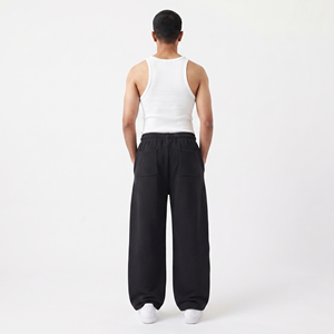 Men Heavyweight Wide Leg Sweat <b>Pants</b> Men's Custom Loose Fit 100% Cotton <b>Fleece</b> Winter Street Wear Jogger Sweat <b>Pants</b> Men - Product Image 2
