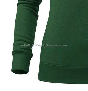 เสื้อครอปสเวตเตอร์คอกลมแบบสวมหัวสำหรับผู้หญิงมาใหม่สีทึบพิมพ์โลโก้แบบปักลายขายดีในฤดูหนาว2025 - Product Image 5