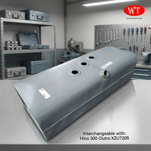 Réservoir de carburant diesel de type oriental de 100 litres compatible avec les camions Hino et Dutro, réservoir de carburant de remplacement en acier inoxydable - Product Image 1