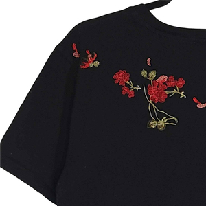 T-shirts pour hommes en coton et polyester respirants, idéaux pour un usage quotidien, broderie personnalisée, style streetwear, vente en gros. - Product Image 6