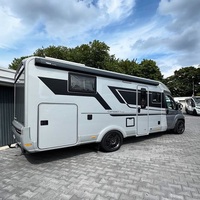 Camping-cars de luxe de haute qualité, caravanes, remorques de voyage, voitures de camping, utilisation en acier inoxydable, 4-6 personnes, climatisation réglable, EURO 5