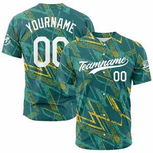 Jersey de Béisbol Transpirable con Estampado Digital por Sublimación, Diseño Personalizado OEM - Product Image 1