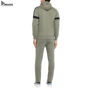 Conjunto de Sudadera con Capucha y Pantalones Deportivos con Logotipo Personalizado, Ropa Deportiva Ajustada de Invierno para Hombre, Chándal con Cremallera para Hombre, Tallas Grandes, Precio Bajo - Product Image 2