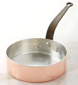 Poêle de Chef en Cuivre Premium avec Poignée en Laiton, Poêle à Frire Martelée à la Main pour la Cuisine Quotidienne et le Service à Domicile ou à l'Hôtel - Product Image 4