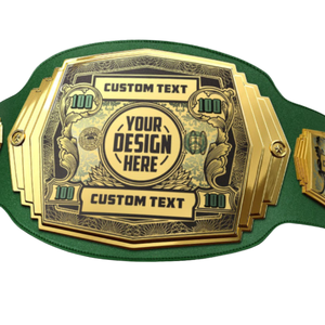 Custom Money-Themed Championship Belt Personalized Sports Belt with Custom Text and Design Ideal for Events and Collectors - Product Image 5