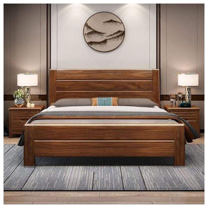 Muebles en oferta, cama de madera de teca de buena calidad con estilo moderno para dormitorio en casa, villa u hotel. - Product Image 5