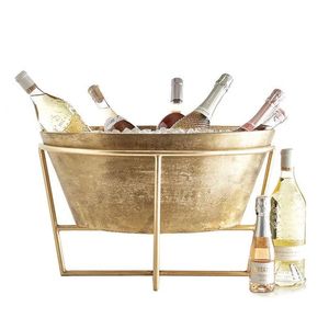 Beverage bucket chic <b>ice</b> bucket modern serve ware decorative bar bucket stainless steel beverage <b>cooler</b> luxury piece <b>ice</b> bucket - Product Image 1