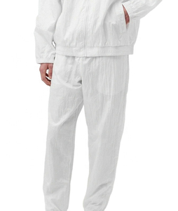 New Arrival Men's Nylon Windbreaker Sets Patchwork <b>Zip</b> <b>Up</b> <b>Jacket</b> Stand Collar Flexible Bottom & 2 Side Pockets Pants Casual Wear - Product Image 3