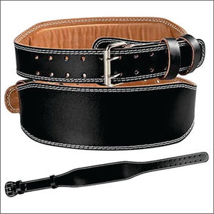 Manufacturer Wholesale Soft Breathable Workout Fitness Leather Waist Protective Adjustable Weight Lifting <b>Belt</b> Gym Training - Product Image 5