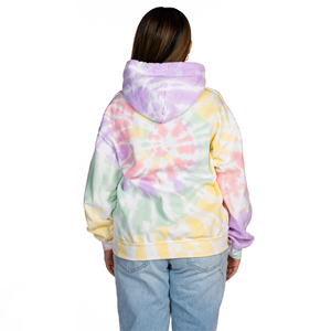Custom Women Oversized <b>Tie</b> Dye Hoodies Pullover Embroidery <b>Tie</b> Dye Cut Edge Embossed Fleece Plus Size Winter High Street Hoodies - Product Image 3